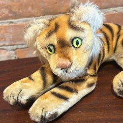 Steiff Tiger Missing Tag In Ear
