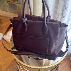 Italian Handbag Burgundy Color Have Not Been Used Much Burgundy Color Lots Of Room $40. No Negotiation The Brand Is J.Crew.
