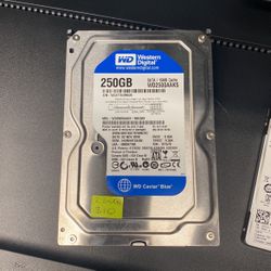 250gb Wd Western Digital HDD 3.5” Hard Drive