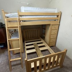 Kids Bunk bed - Solid Wood 