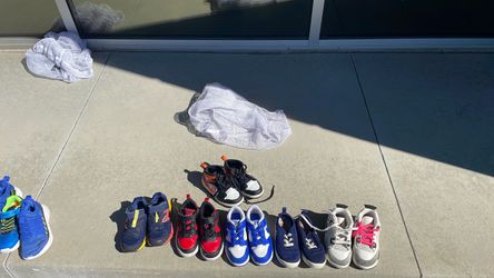 Lot of Kids Sneakers Mixed Brands