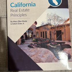 California Real Estate Principles 