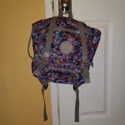 Kipling Flower Backpack