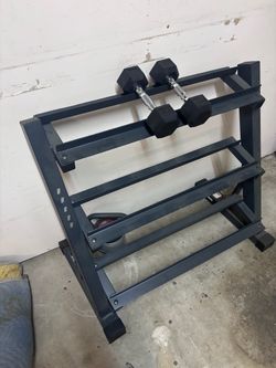Dumbell / weight storage rack