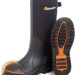 Work Boots Hard Toe Water Proof Size 10 GIEESHIELD