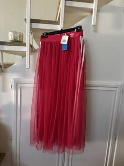Adidas Original Red Tulle Skirt