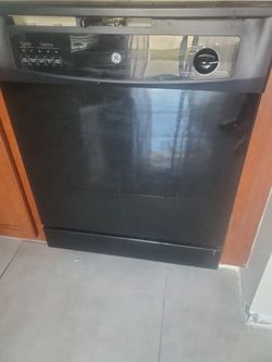 GE Black Dishwasher