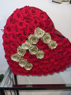 Red Roses Heart Shape 