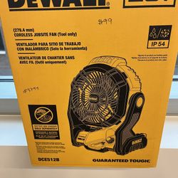 Dewalt Fan. 20 Volts. Brand New Asking $99