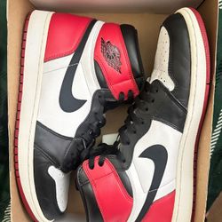 Jordan 1s Black Toes Sz 12