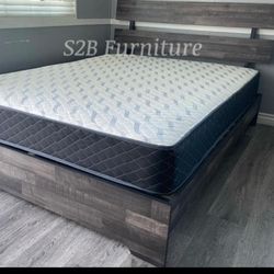 Queenn Rustic Plain With Orthopedic Matres!!!!