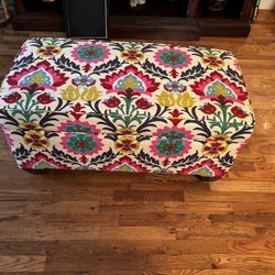 Queen Size Bed and Matching Ottoman