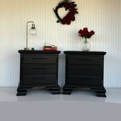 Nightstands - Night Stand Set - Bedroom Set - Dresser Set - Bedside Tables