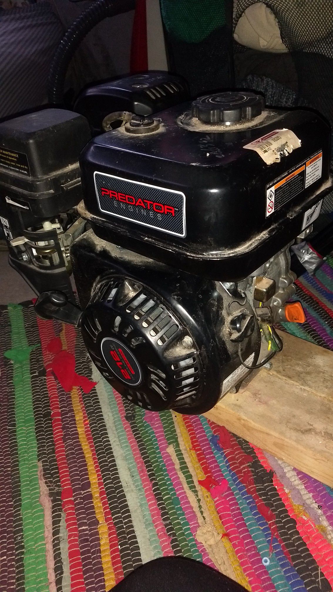 Predator 212cc gas motor/engine