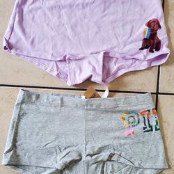 New VS Pink Panty Bundle. Size Large 