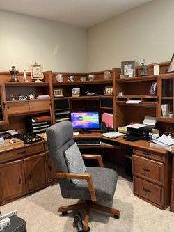 Computer Corner Desk and Chair