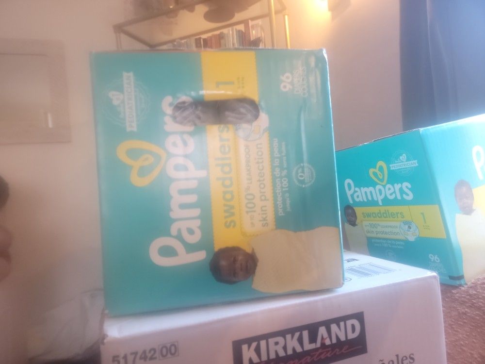Size 1 Pampers Unopened Diapers