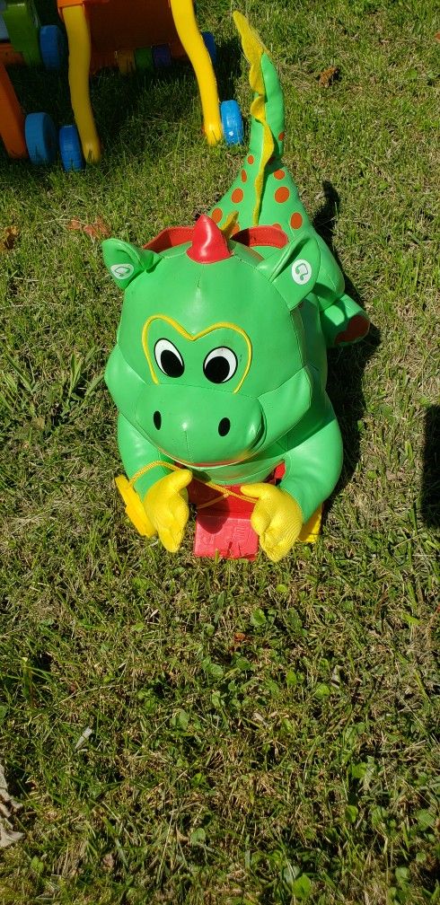 Dragon Ride On And Push Toy