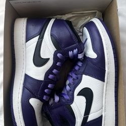 court purple jordan 1