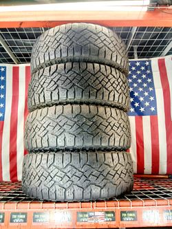 ✔️ Set of 4 Used Tires LT265/60R20 GOODYEAR WRANGLER TERRITORY A/T 265/60R20 ALL TERRAIN TRUCK JEEP TYRES 265 60 20