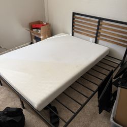 Full Size Bed Frame & Mattress