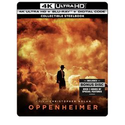 Oppenheimer - Steelbook 4K Ultra HD+Blu-ray+Digital Copy  (Pre Sale) ✅