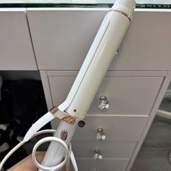 T3 Rotating Curling Iron With Long Barrel 