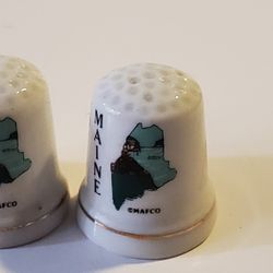 Small 1 1/4" Maine Thumb Thimble Decorative Decor