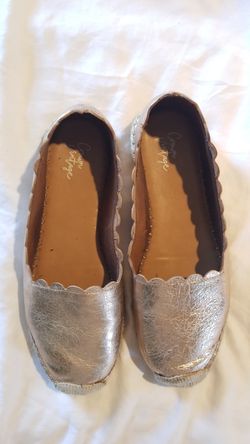 Metallic Blush Flats 9
