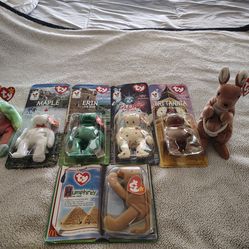 1996 Beanie Babies collection all 7 for $250 cash