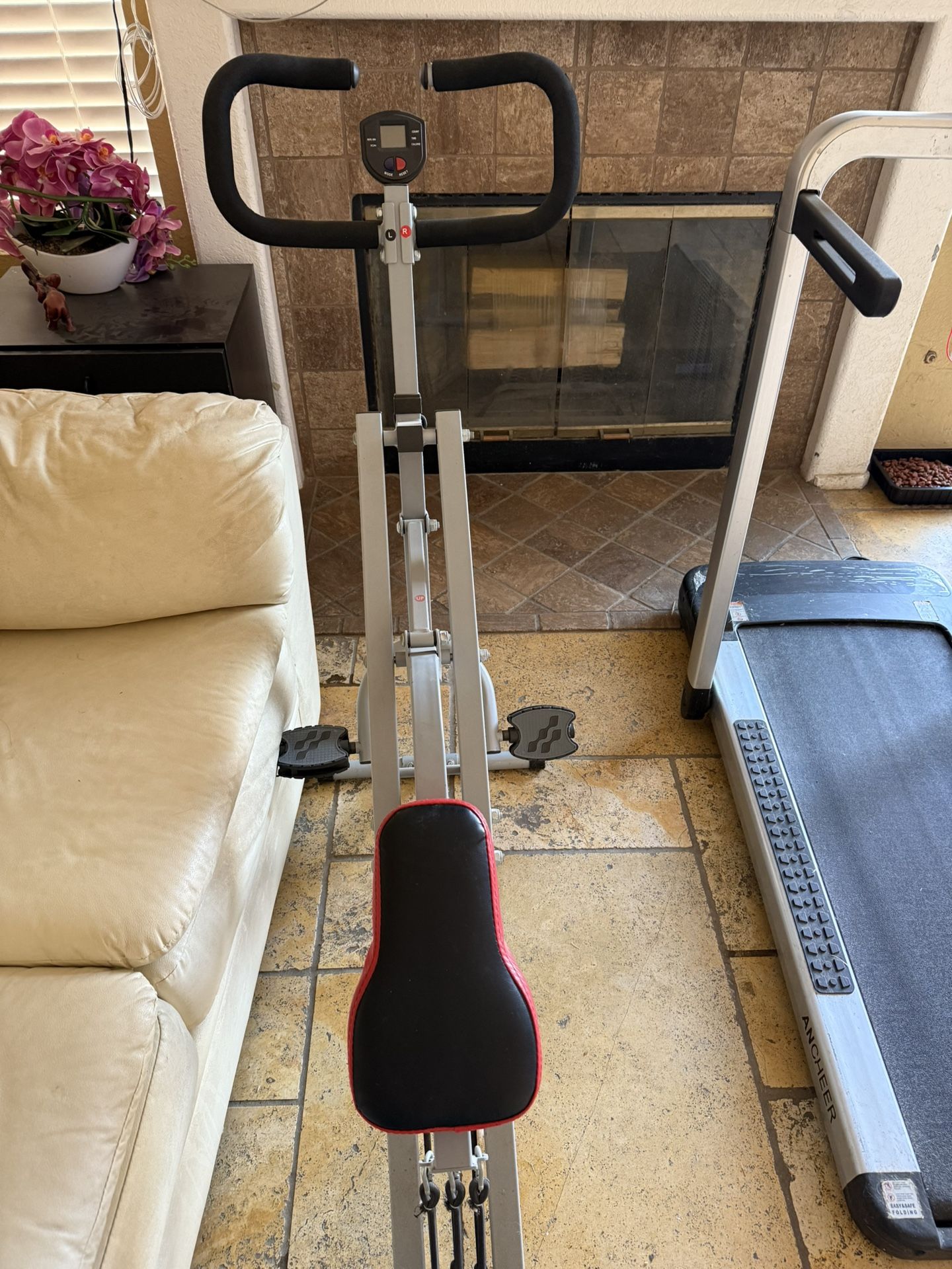 Adjustable Squat Rider Machine Trainer Rowing Machine Ab Workout Glutes Quads