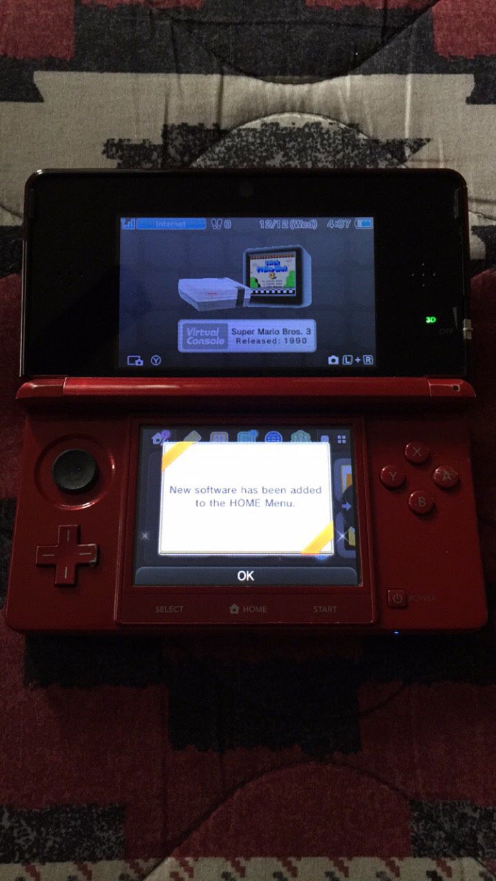 “Red” Nintendo 3DS