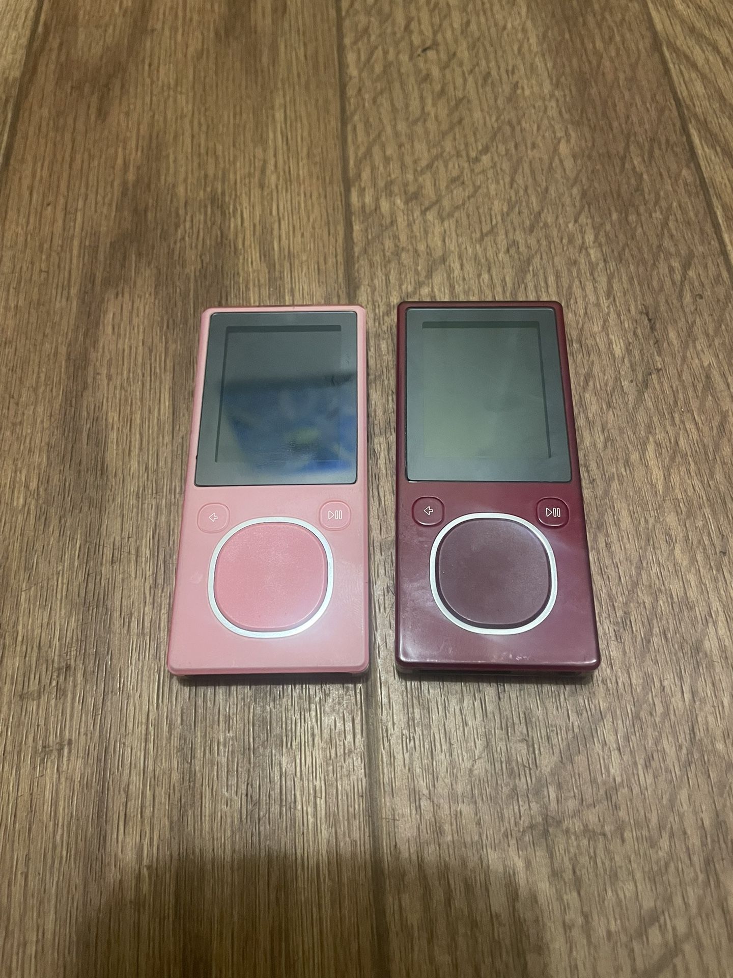 Two Zune Portable Media Players (No Power)