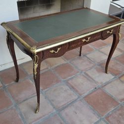 Vintage Louis XV Style Writing Desk Made in Spain 26Wx31Hx44L