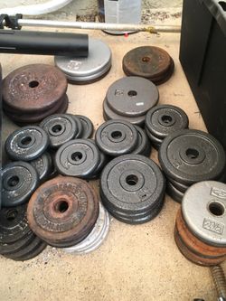 Dumbbell weights $2.25 /lb with discounted handles