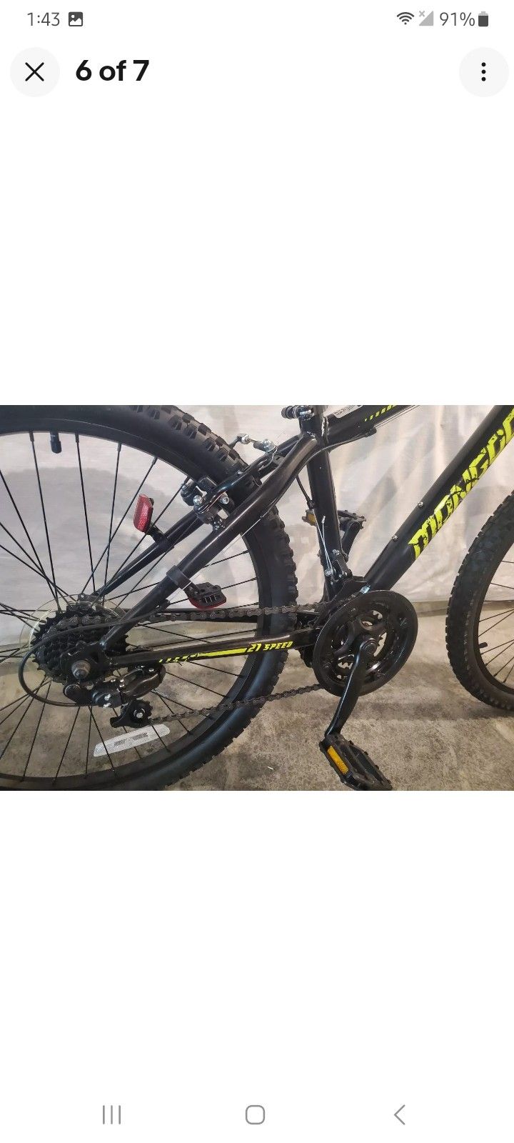 New 24In Mongoose 21speed Bicycle