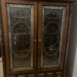 Rare and Beautiful Mid Century Mirrored Knightsbridge Chifforobe Armoire