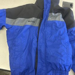 VTG Men’s M Columbia Bugaboo Authentic Issue Full Zip Blue Shell Jacket
