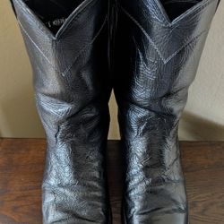 Larry Mahan 9.5D Smooth Ostrich Ropers