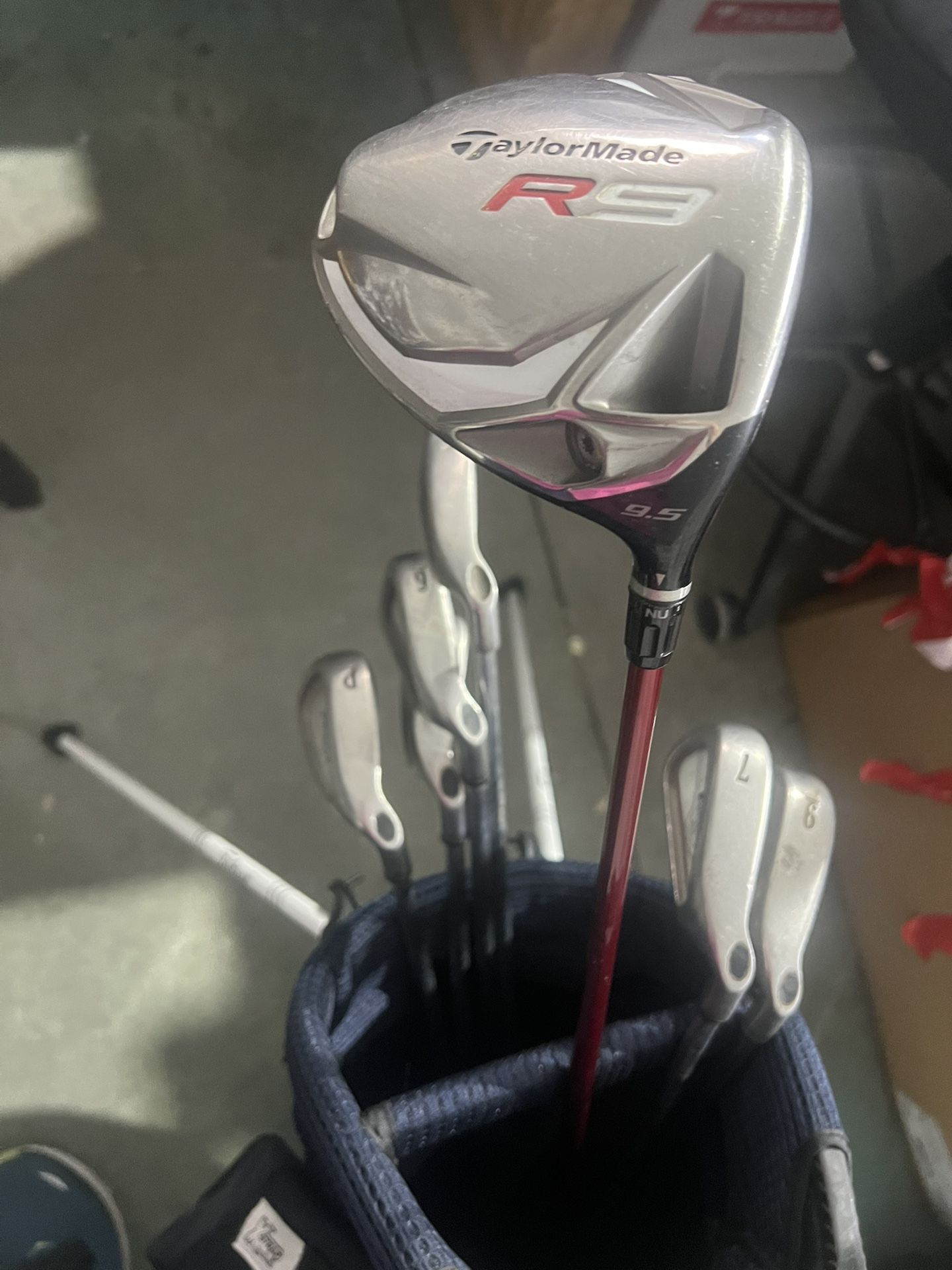 Golf Clubs Callaway Irons Bag And Taylormade Driver