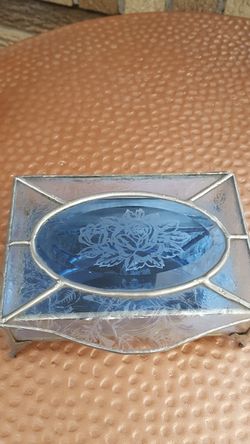 Stainglass trinket box