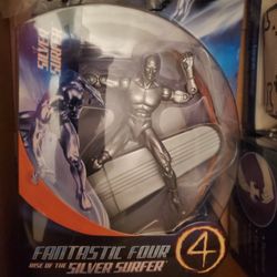 Brand new silver surfer action figurines new inbox never opened 2006