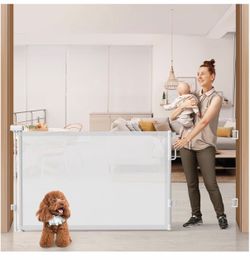 Cideny 76" Retractable Baby Gate