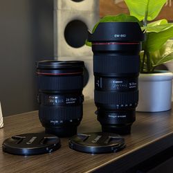 Canon EF 16-36mm f2.8 L III & EF 24-70mm f2.8 L II