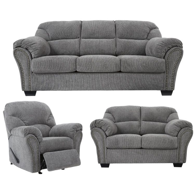 ๐บ๐ธHUGE Ashley Furniture Blowout Sale!๐บ๐ธ Brand New Sofa Loveseat Set W/ Nailhead Trim! $50 Down Takes It Home Today!