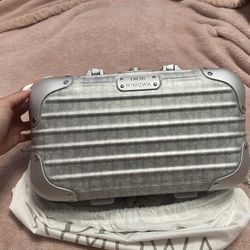 Dior X Rimowa Handcase Silver Shoulder Bag Suitcase 