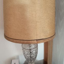 Pair Of Two Nice Crystal Table Lamps