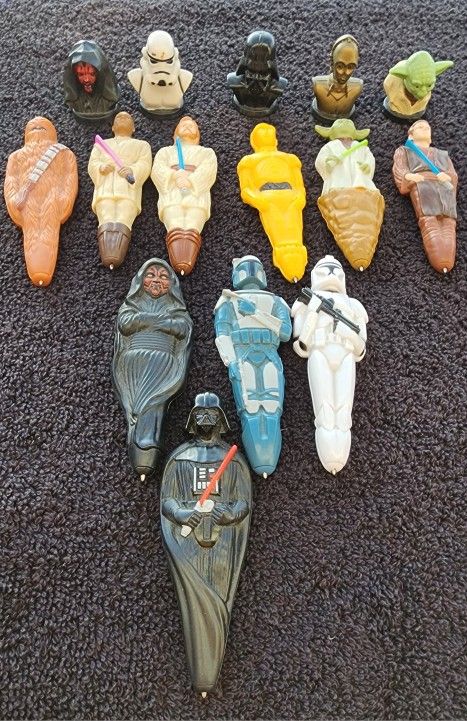 15 Star War Pens
& Head Busts