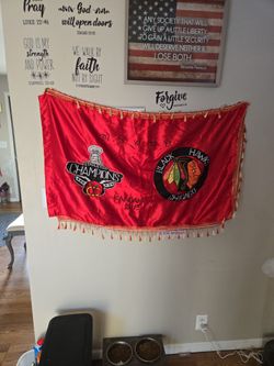 Chicago Blackhawks Blackhawk Helicopter Mission Flag