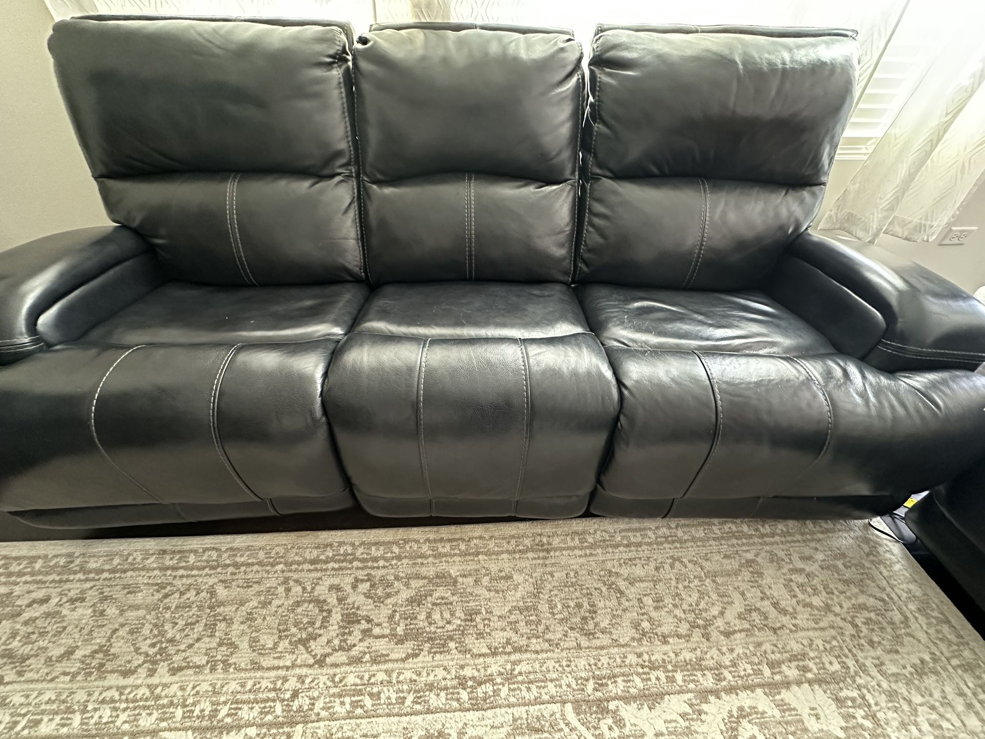 Recliner Leather Sofa
